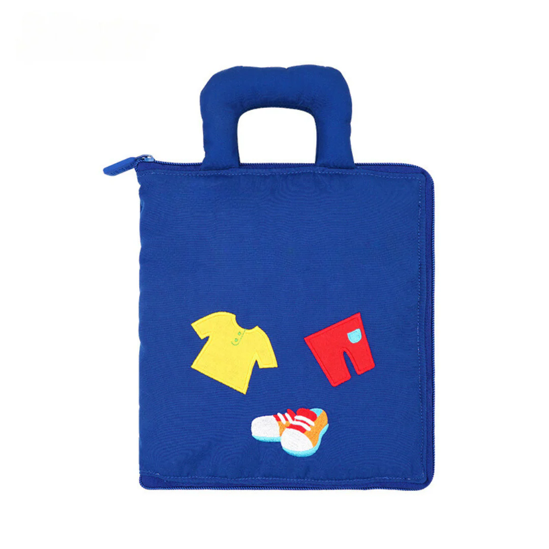Montessori Fabric Activity and Learning Book - Image 5