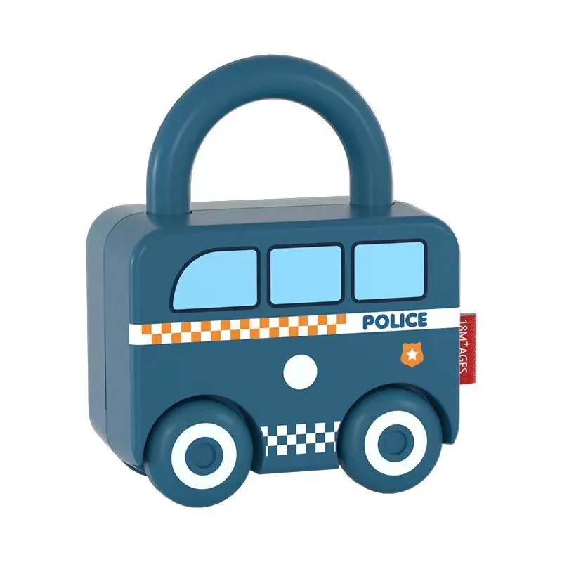 Montessori Key Lock - Patterns and Colours Toy - Image 3