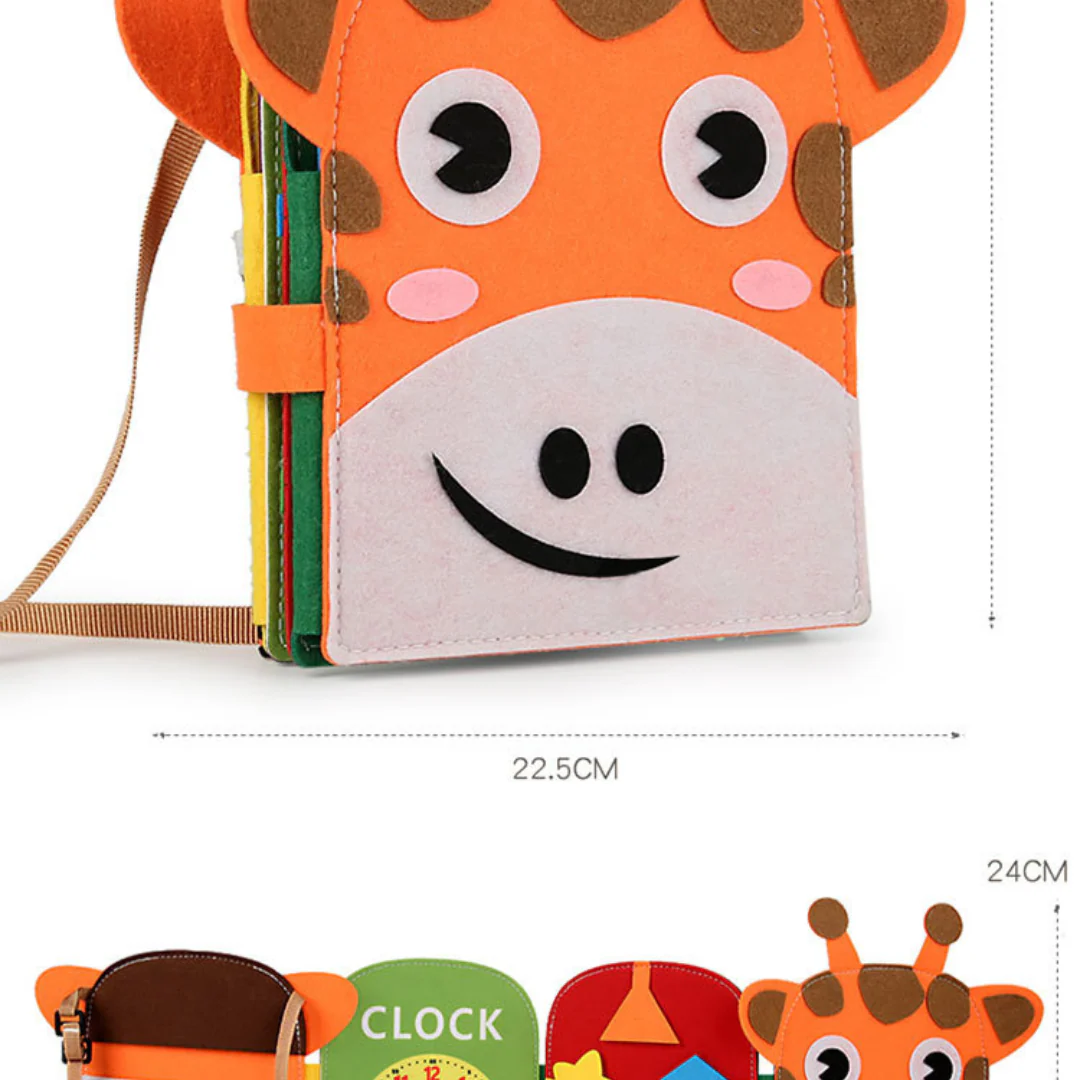 Montessori Learning and Activity Book in Giraffe Design - Image 5