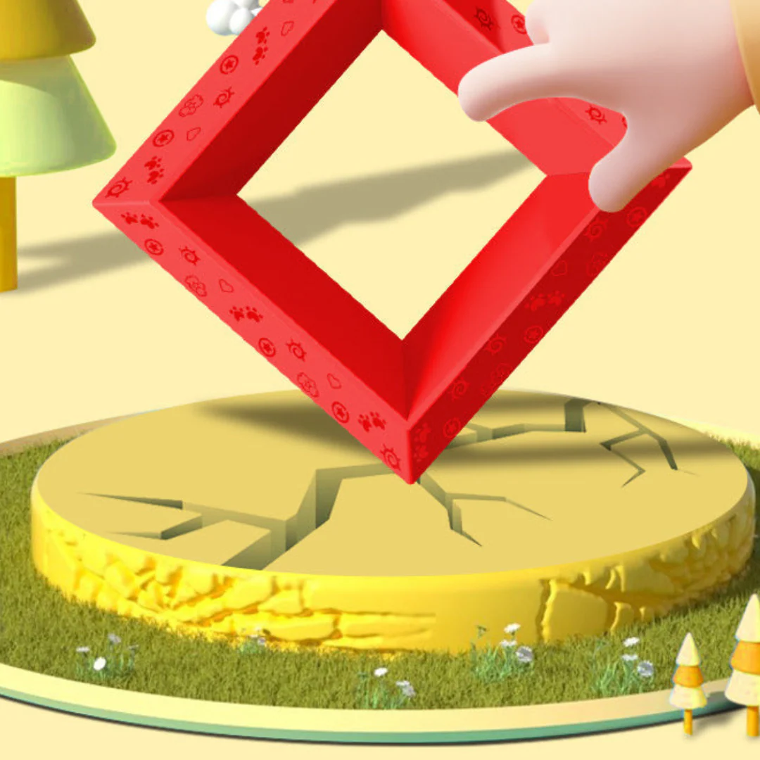 Montessori Pyramid Building Block Toy - Image 3