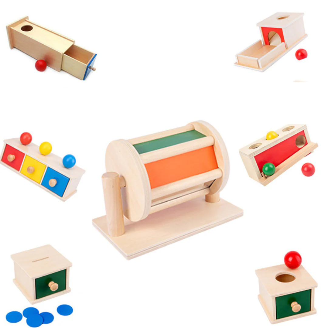 Montessori Rotating Wooden Box for Toddlers - Image 5