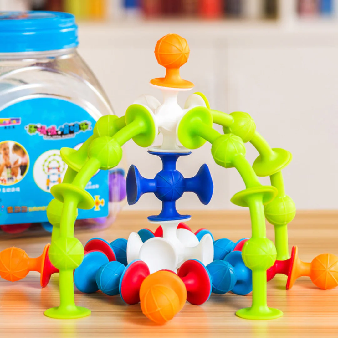Montessori Silicone Suction Cup Toy - Image 4