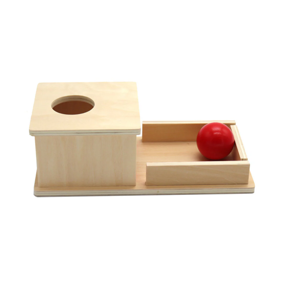 Montessori Wooden Box with Ball for Toddlers - Image 3