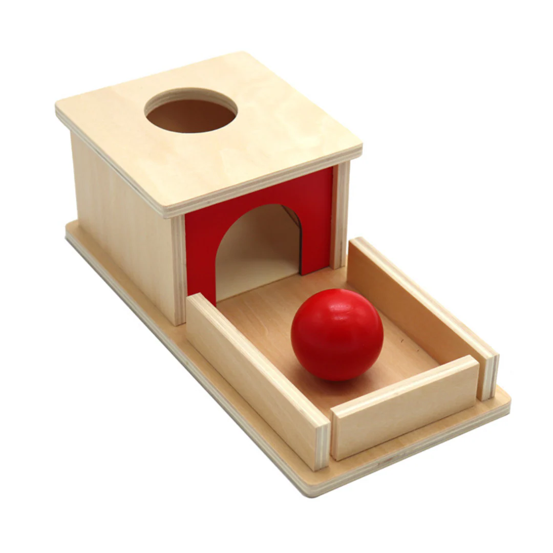 Montessori Wooden Box with Ball for Toddlers - Image 6