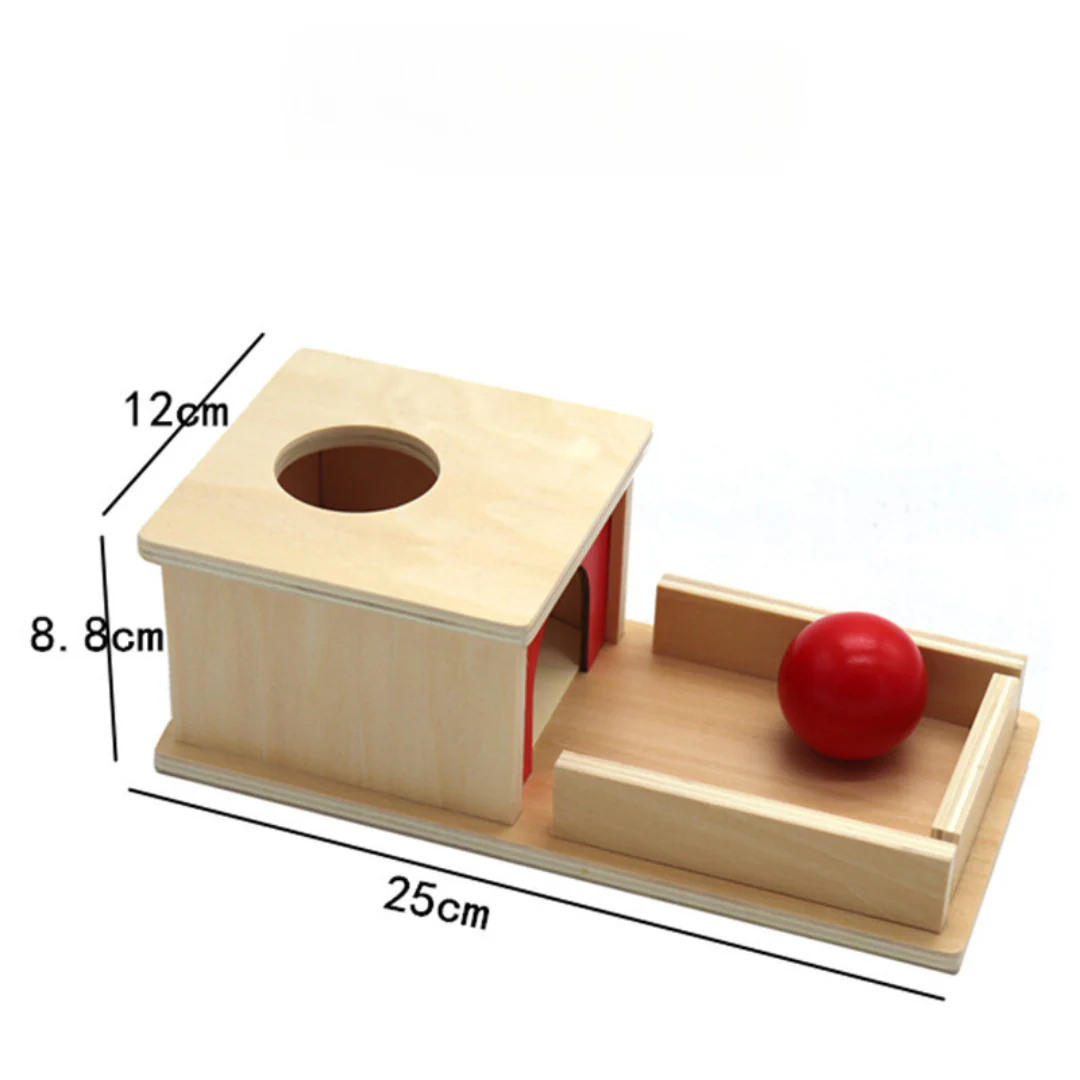 Montessori Wooden Box with Ball for Toddlers - Image 8