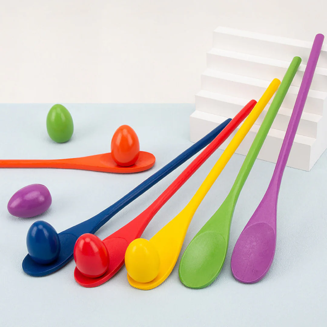 Montessori Wooden Color Spoons - Image 5