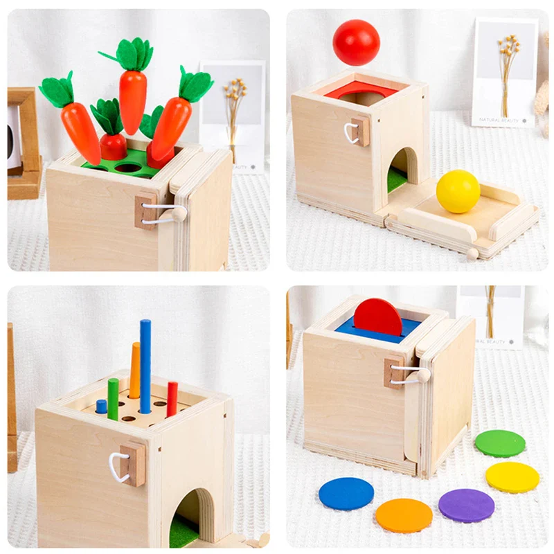 Montessori Wooden Play Box: Tasks & Solutions Set - Image 3
