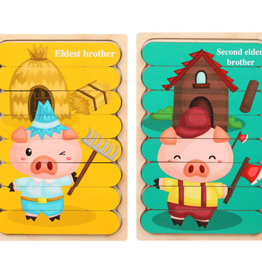 Montessori Wooden Puzzle - Image 9