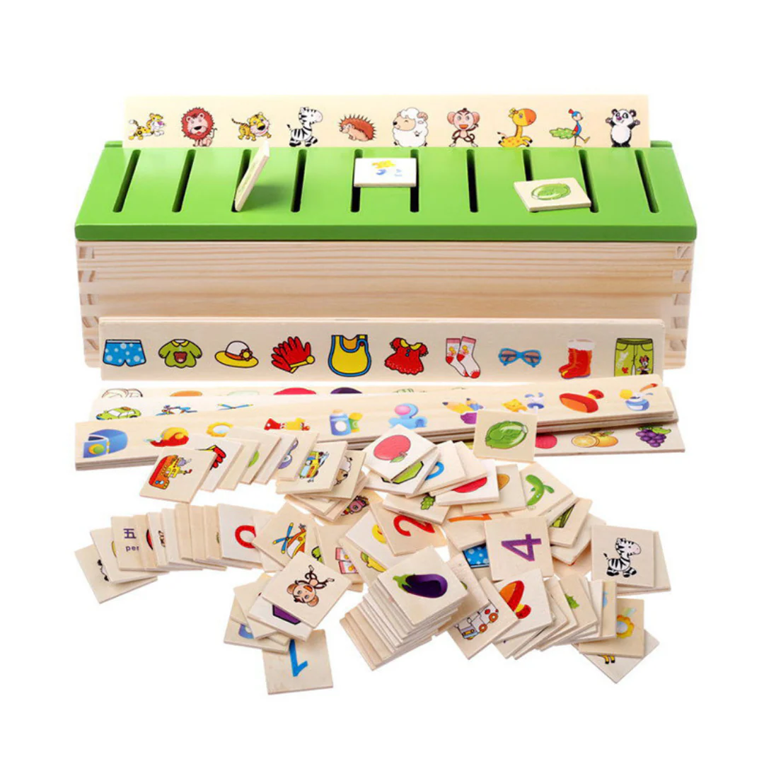 Montessori Wooden Sorting Box - Image 3
