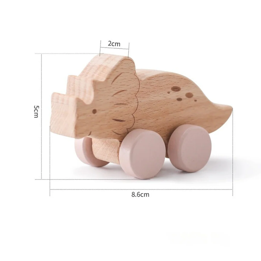 Montessori Wooden Train in Pastel Colors - Image 2