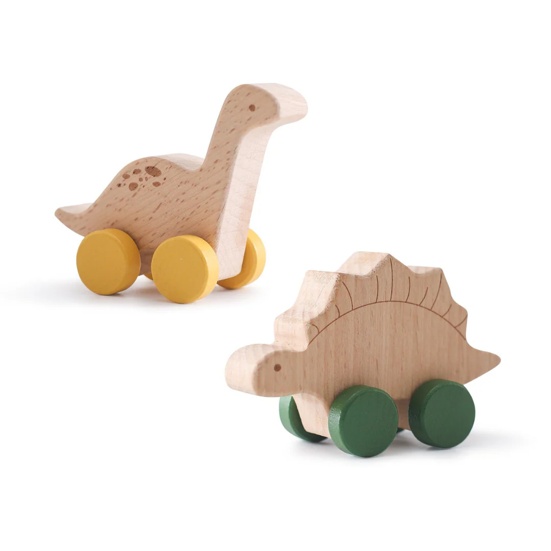 Montessori Wooden Train in Pastel Colors - Image 6