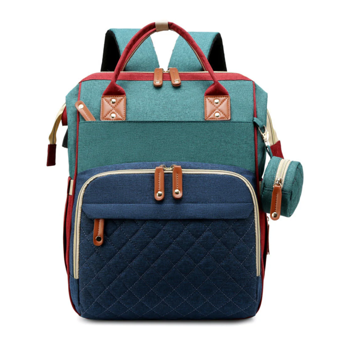 Multifunctional Baby Diaper Backpack with Sleeping Space - Image 10