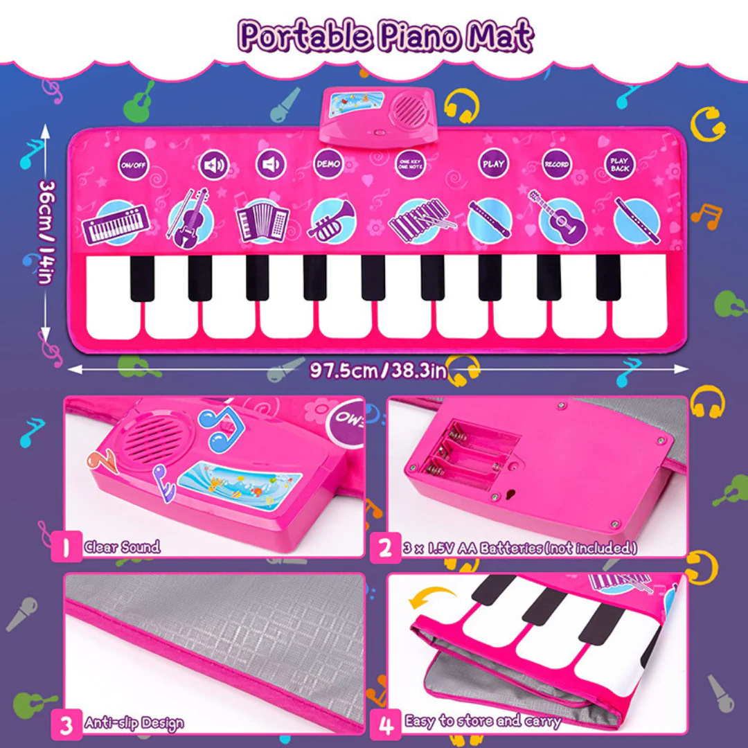 Musical piano play mat - Image 6