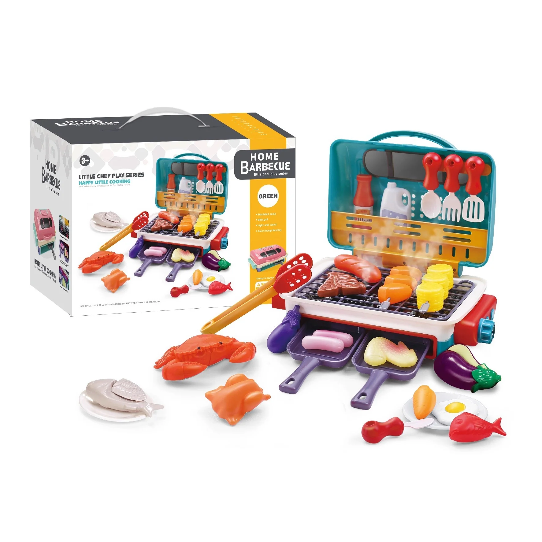 My first BBQ grill – children's kitchen with smoke effect and colour-changing food - Image 7