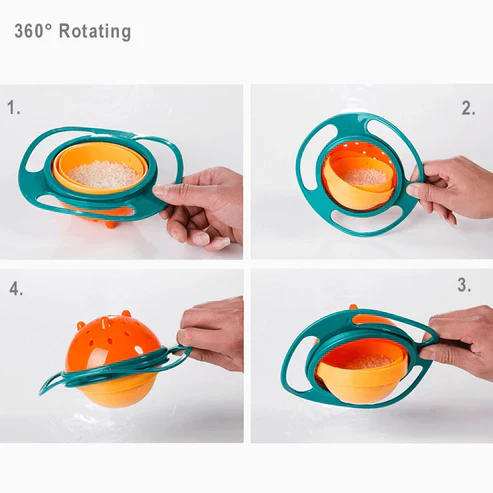 Non-spill baby bowl – eating without spilling - Image 2