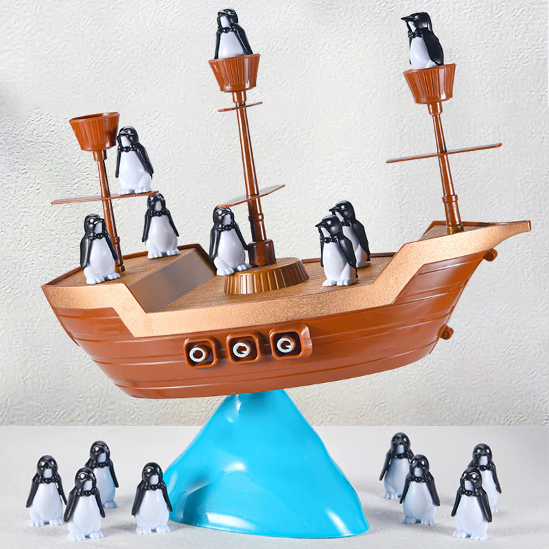 Penguin Pirate Ship Balance Game - Image 2