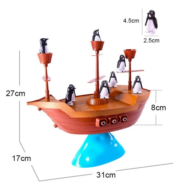 Penguin Pirate Ship Balance Game - Image 3