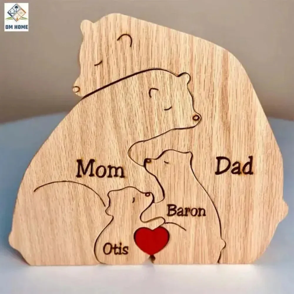 Handcrafted Personalised Bear Family - Image 11