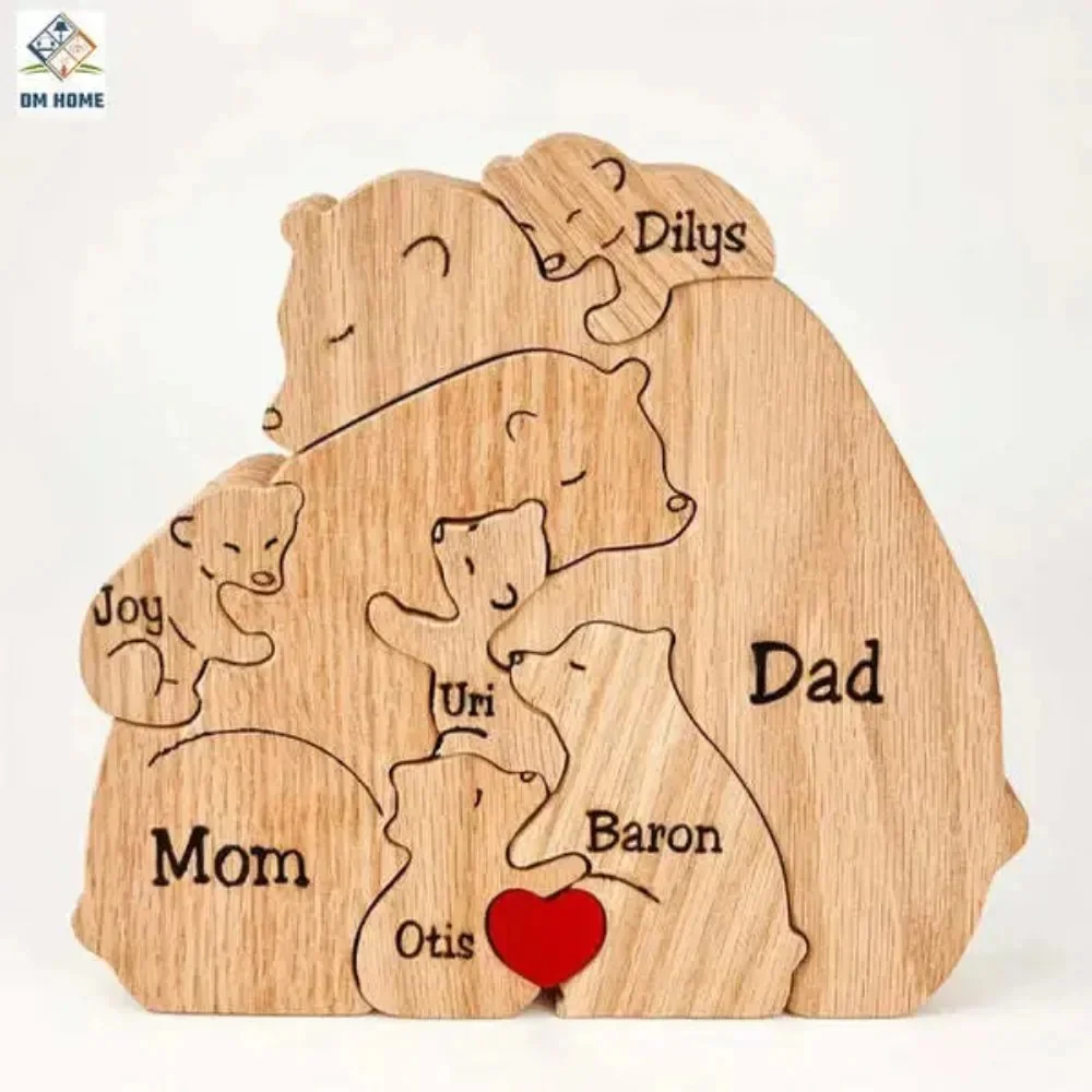 Handcrafted Personalised Bear Family - Image 12