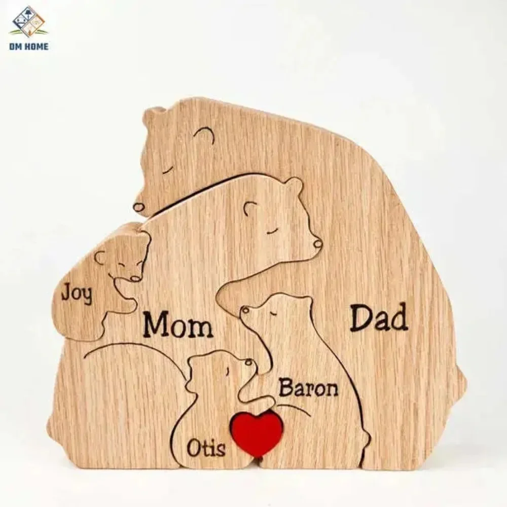 Handcrafted Personalised Bear Family - Image 6