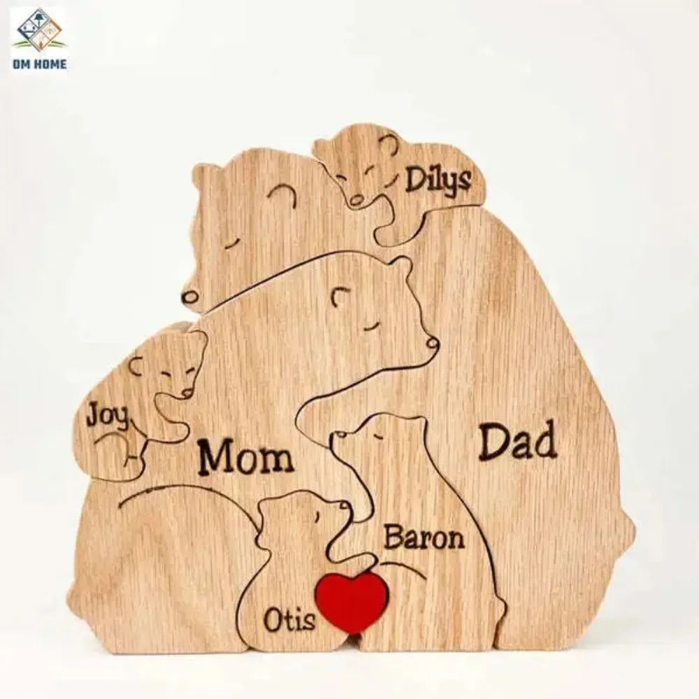Handcrafted Personalised Bear Family - Image 9
