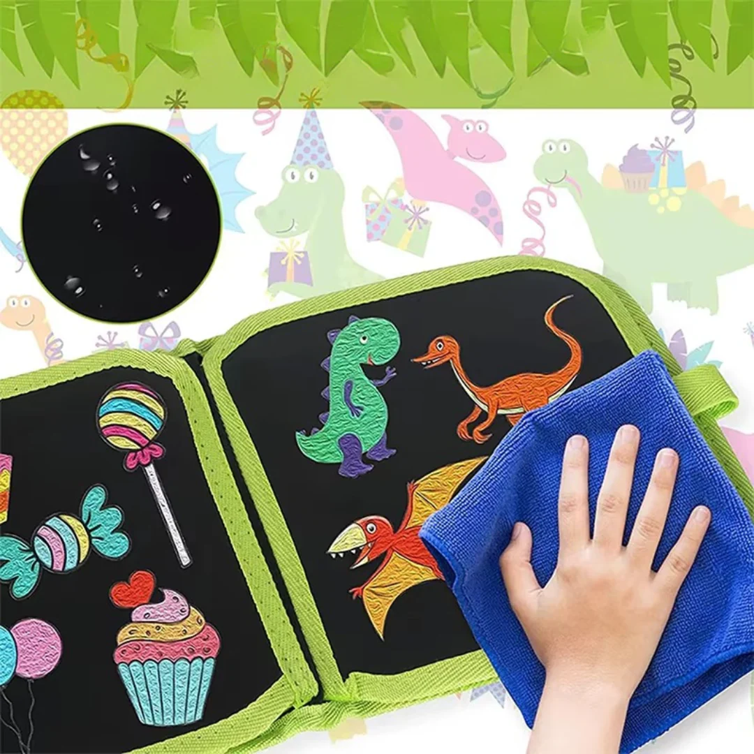 Portable reusable drawing book for children - Image 4