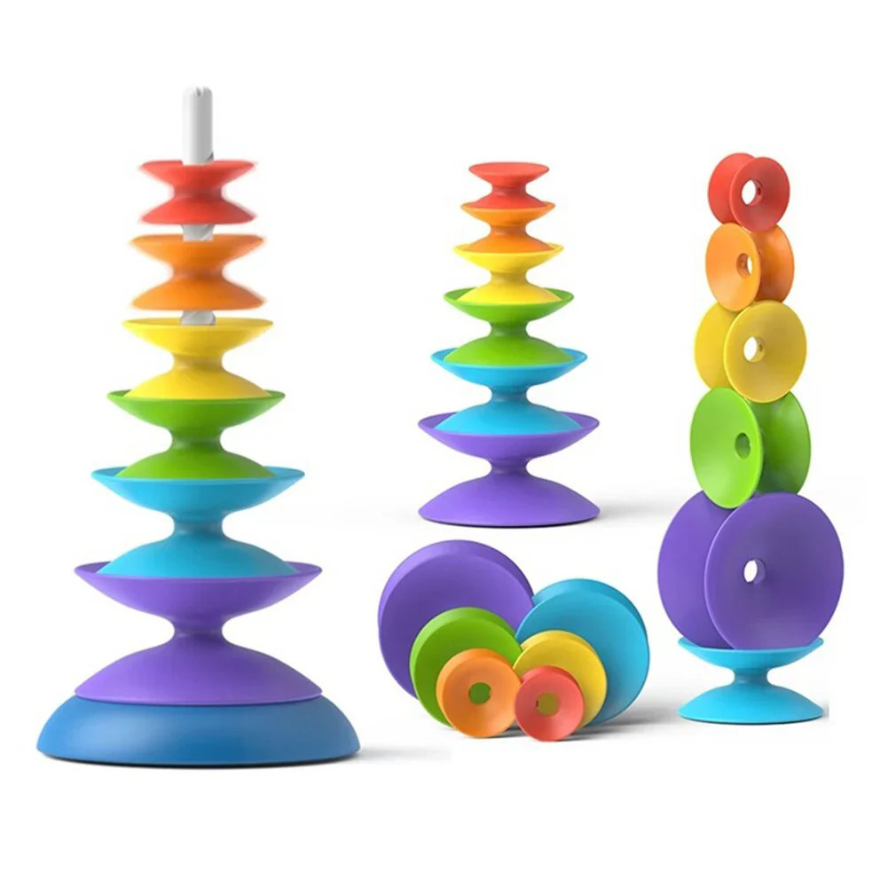 Rainbow Spin Stacker – Colourful Learning Fun - Image 5