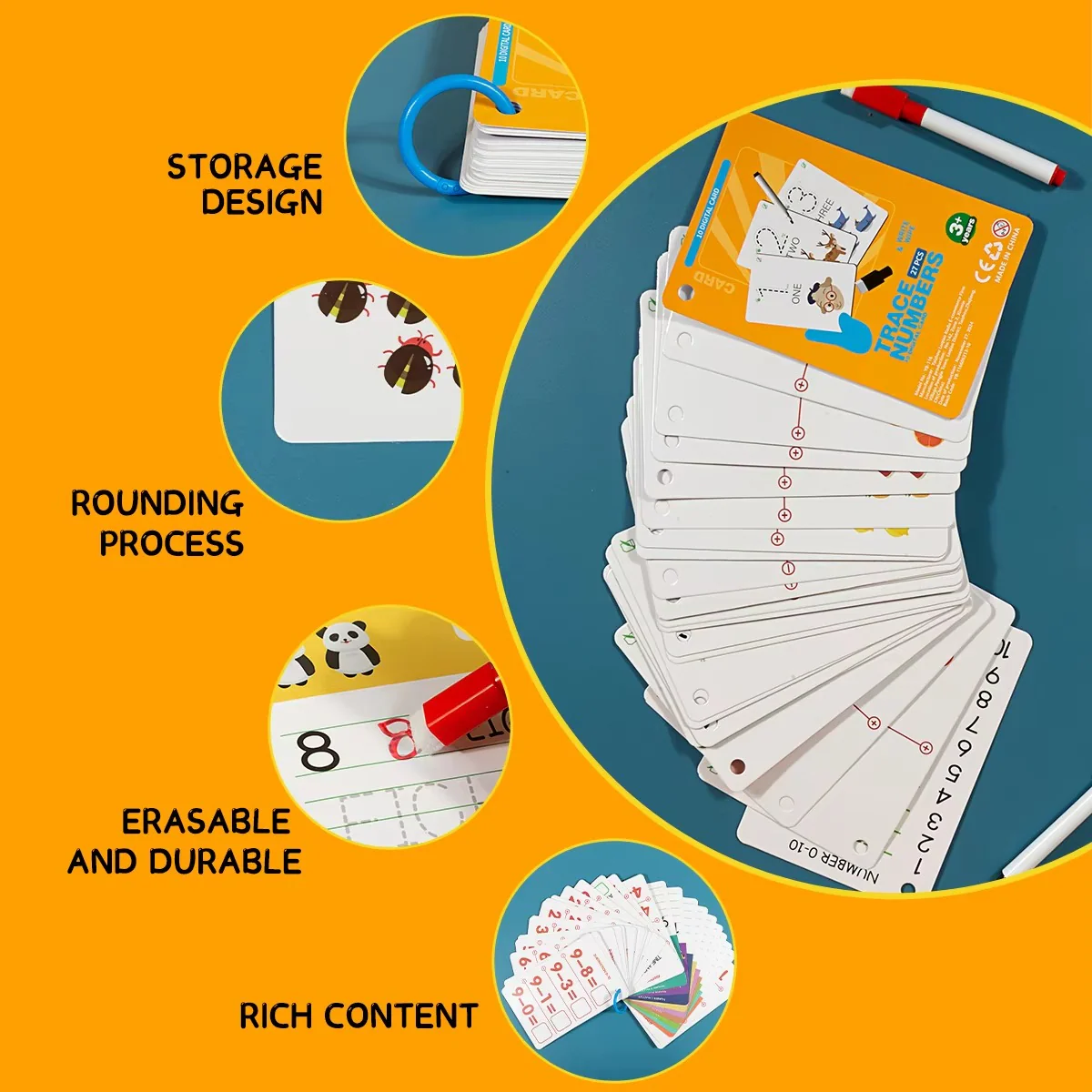 Reusable number and letter tracing book for childrens - Image 7
