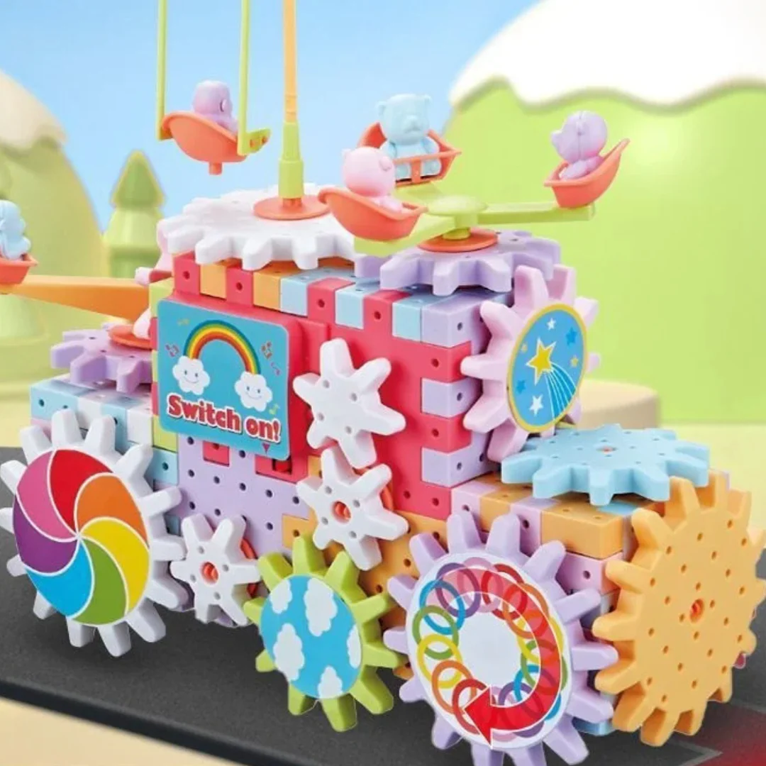 Rotating Montessori Building Blocks Toy - Image 5