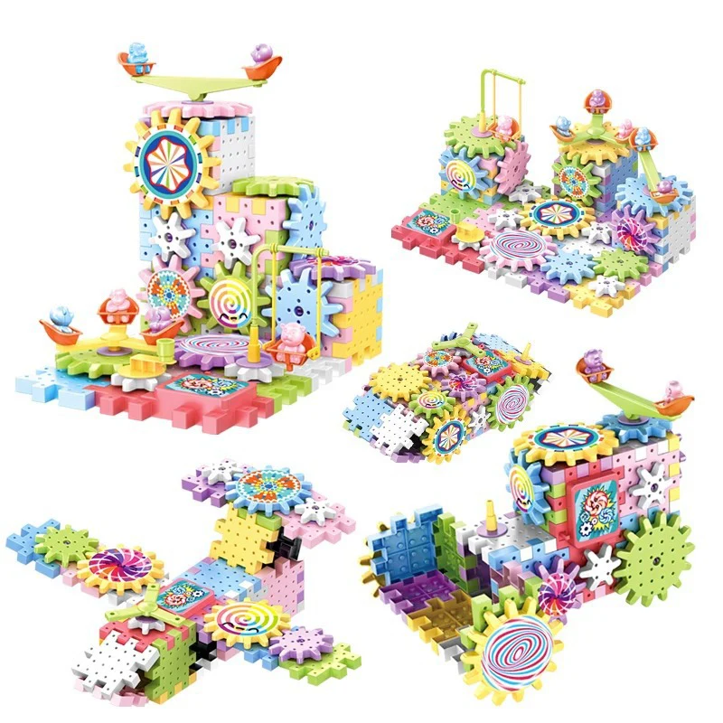 Rotating Montessori Building Blocks Toy - Image 7