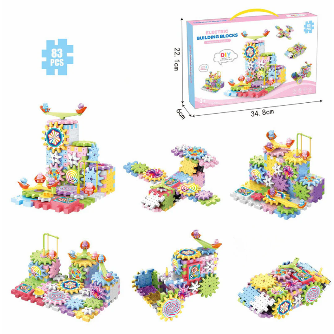 Rotating Montessori Building Blocks Toy - Image 8