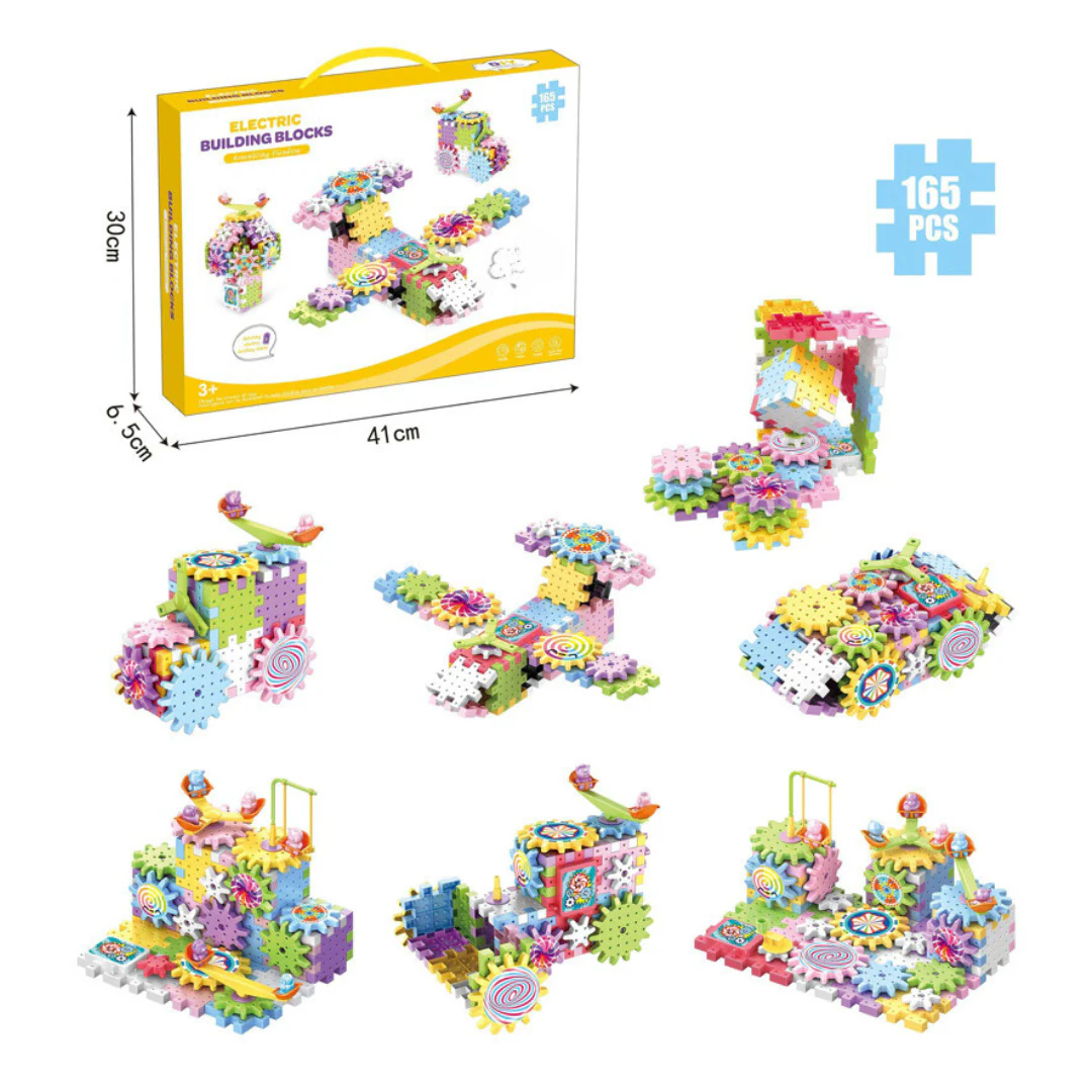 Rotating Montessori Building Blocks Toy - Image 9
