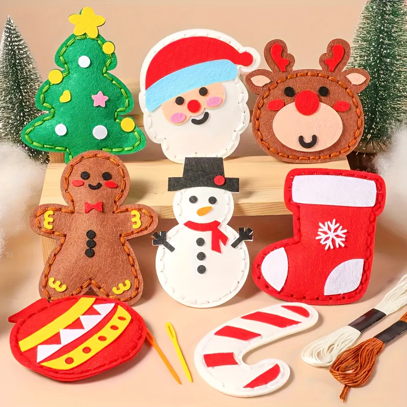 Safe DIY Felt Christmas Sewing Set - Image 3