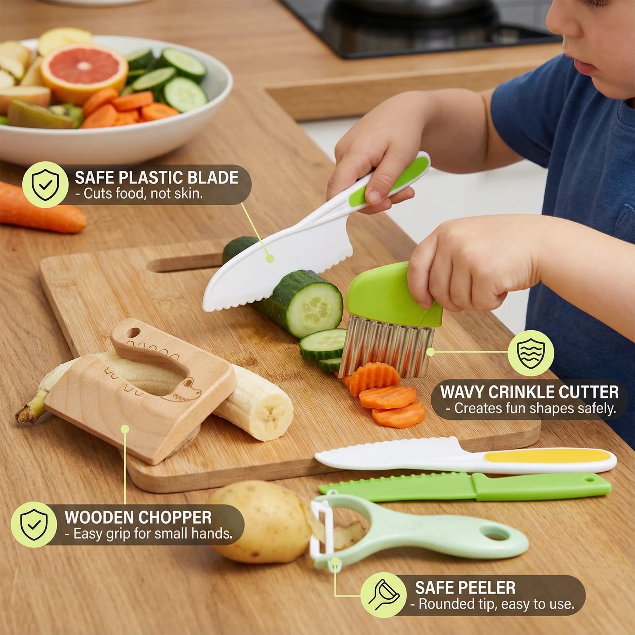Safe Kitchen Set - For Little Chefs - Image 3