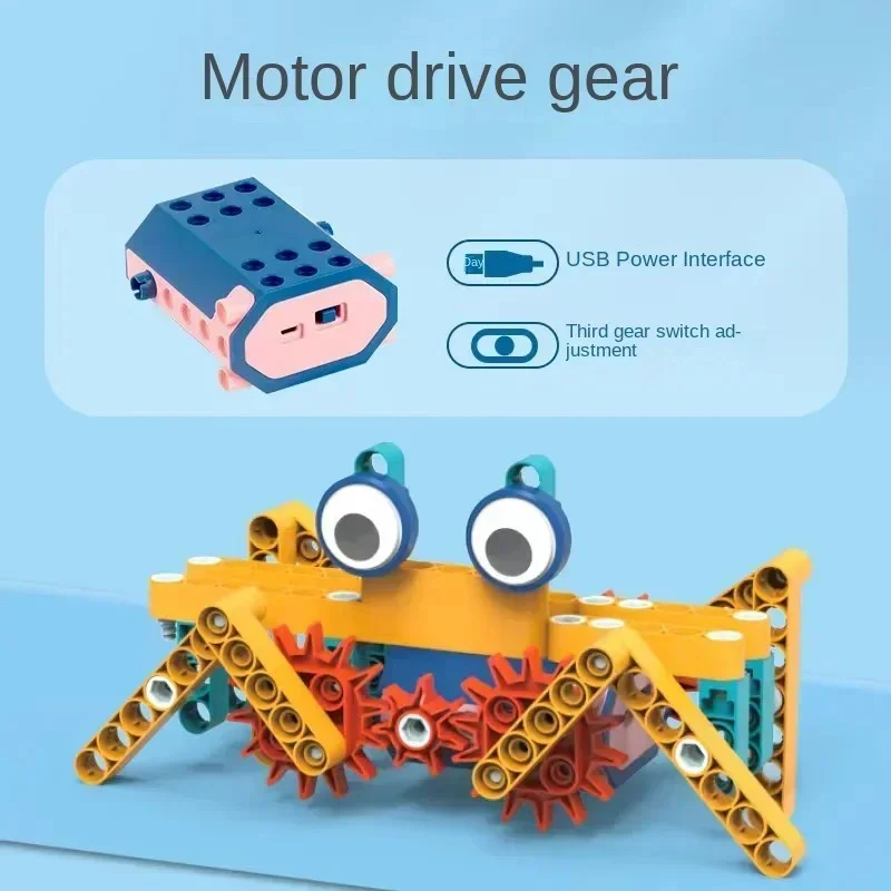 Science and education building blocks with motor - Image 3
