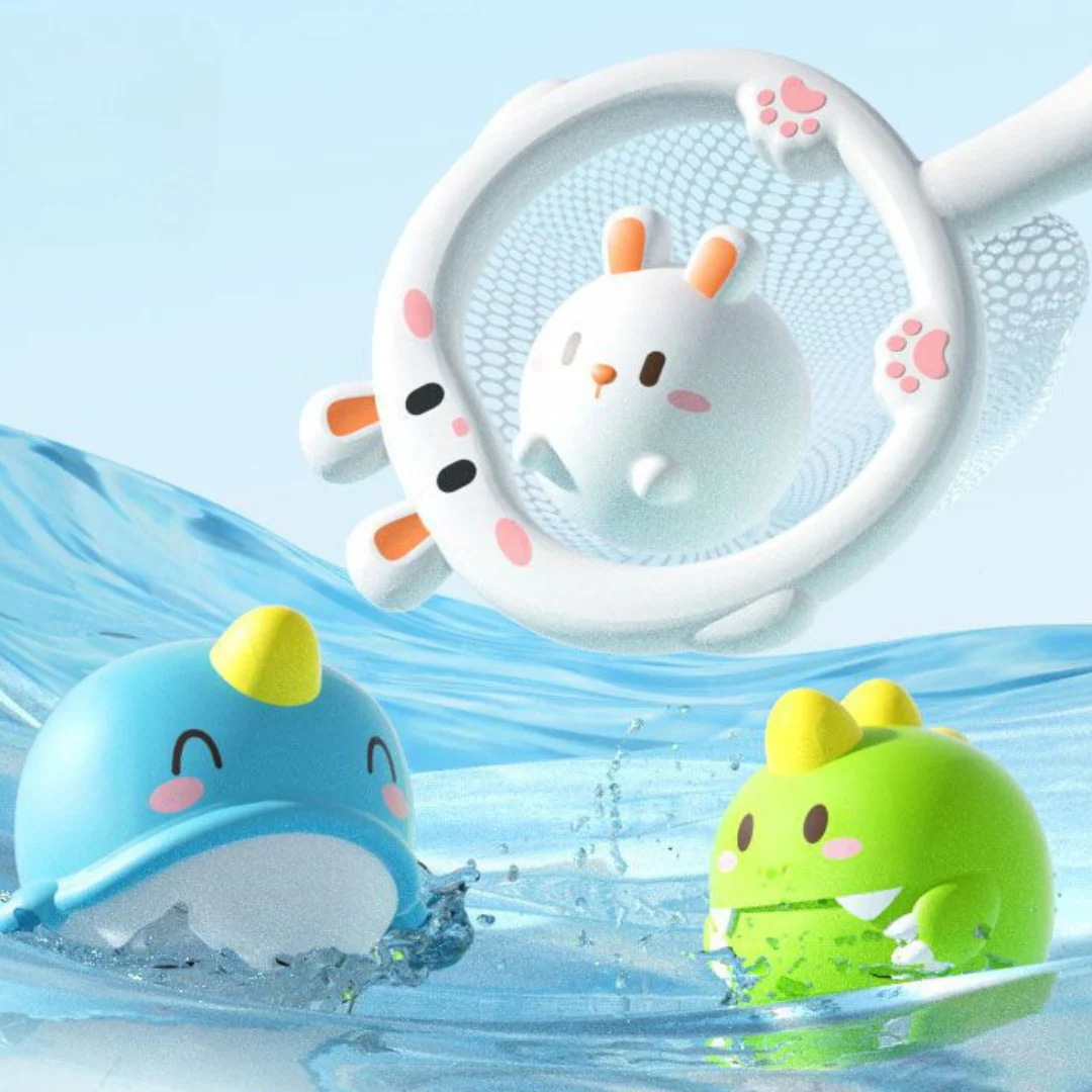 Self-Illuminating Bath Toy with Net - Image 2