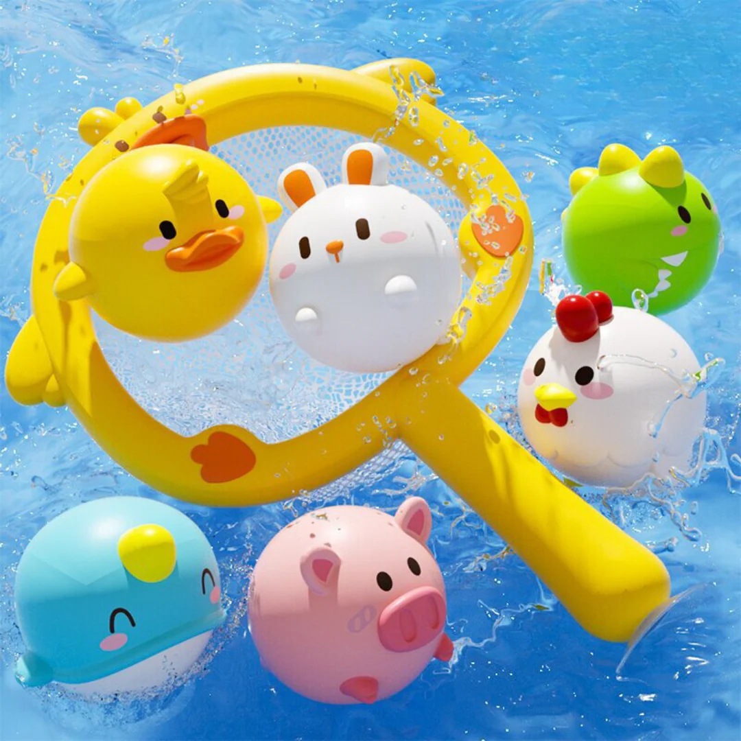 Self-Illuminating Bath Toy with Net - Image 5