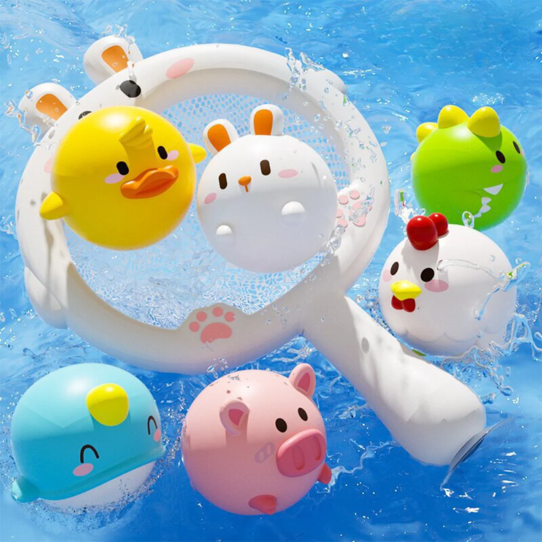 Self-Illuminating Bath Toy with Net - Image 6