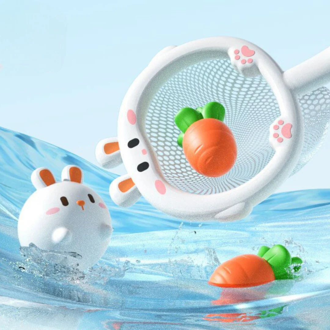 Self-Luminous Bath Toy with Landing Net - Image 11
