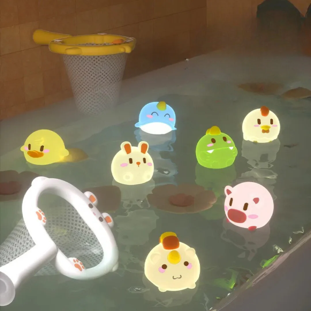 Self-Luminous Bath Toy with Landing Net - Image 14