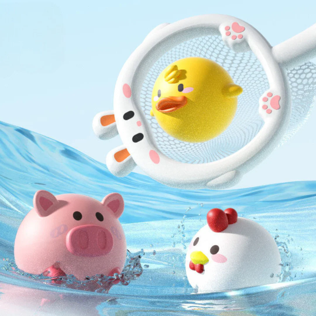 Self-Luminous Bath Toy with Landing Net - Image 15
