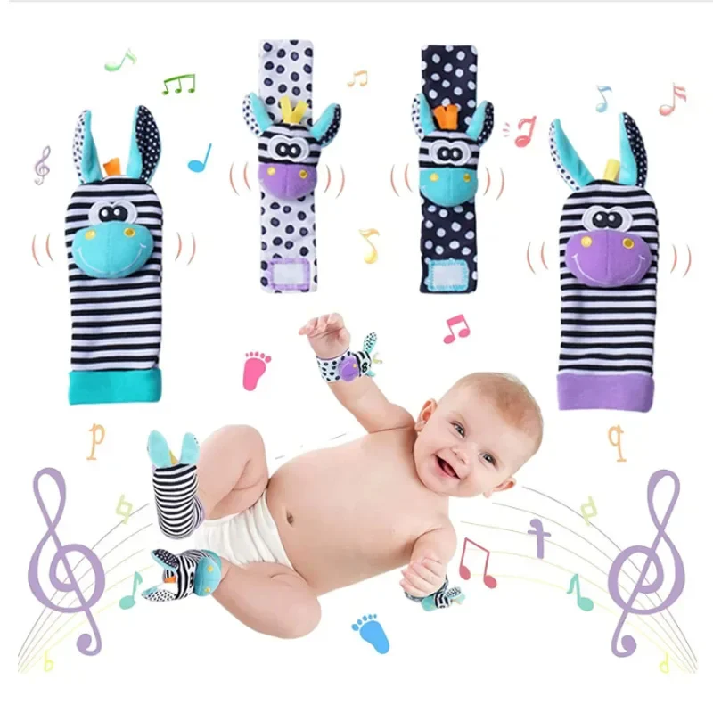 Sensory Baby Plush Socks and Wristband - Image 6