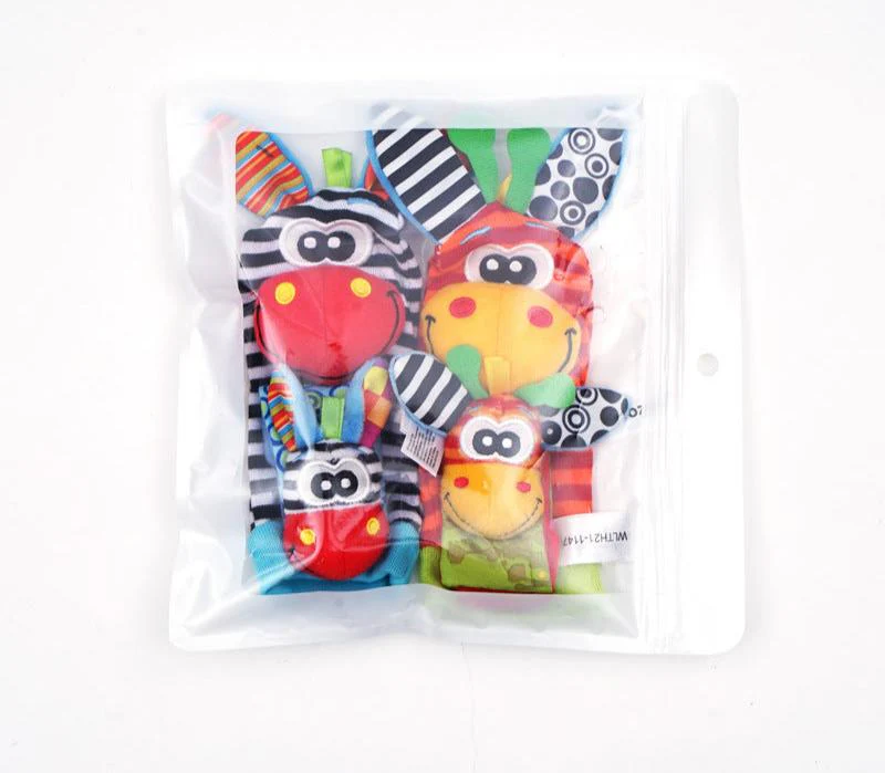 Sensory Baby Plush Socks and Wristband - Image 7
