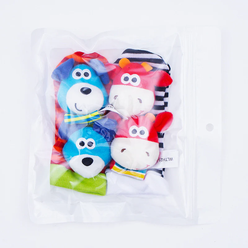 Sensory Baby Plush Socks and Wristband - Image 8