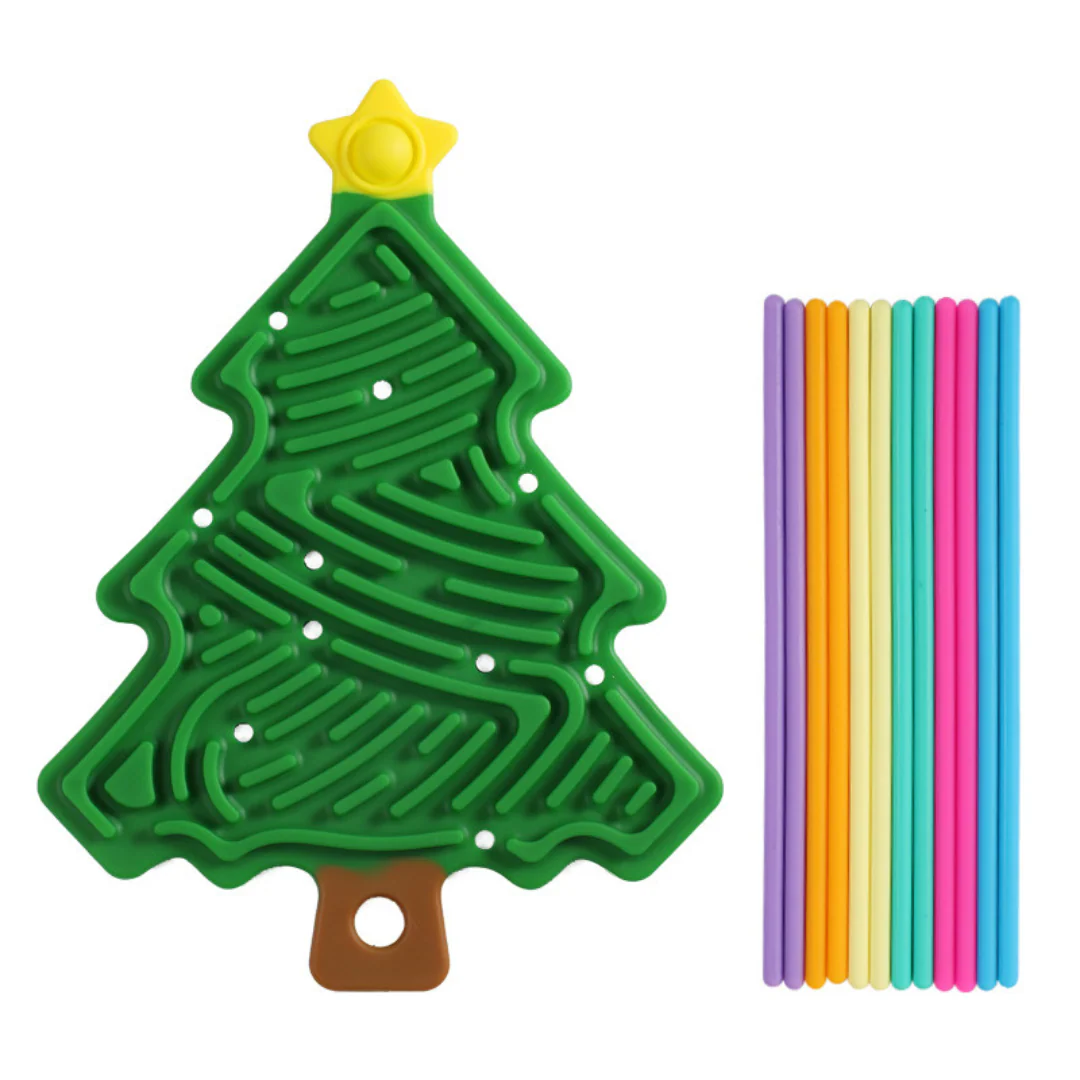 Sensory Kids Toy in Christmas Design - Image 2