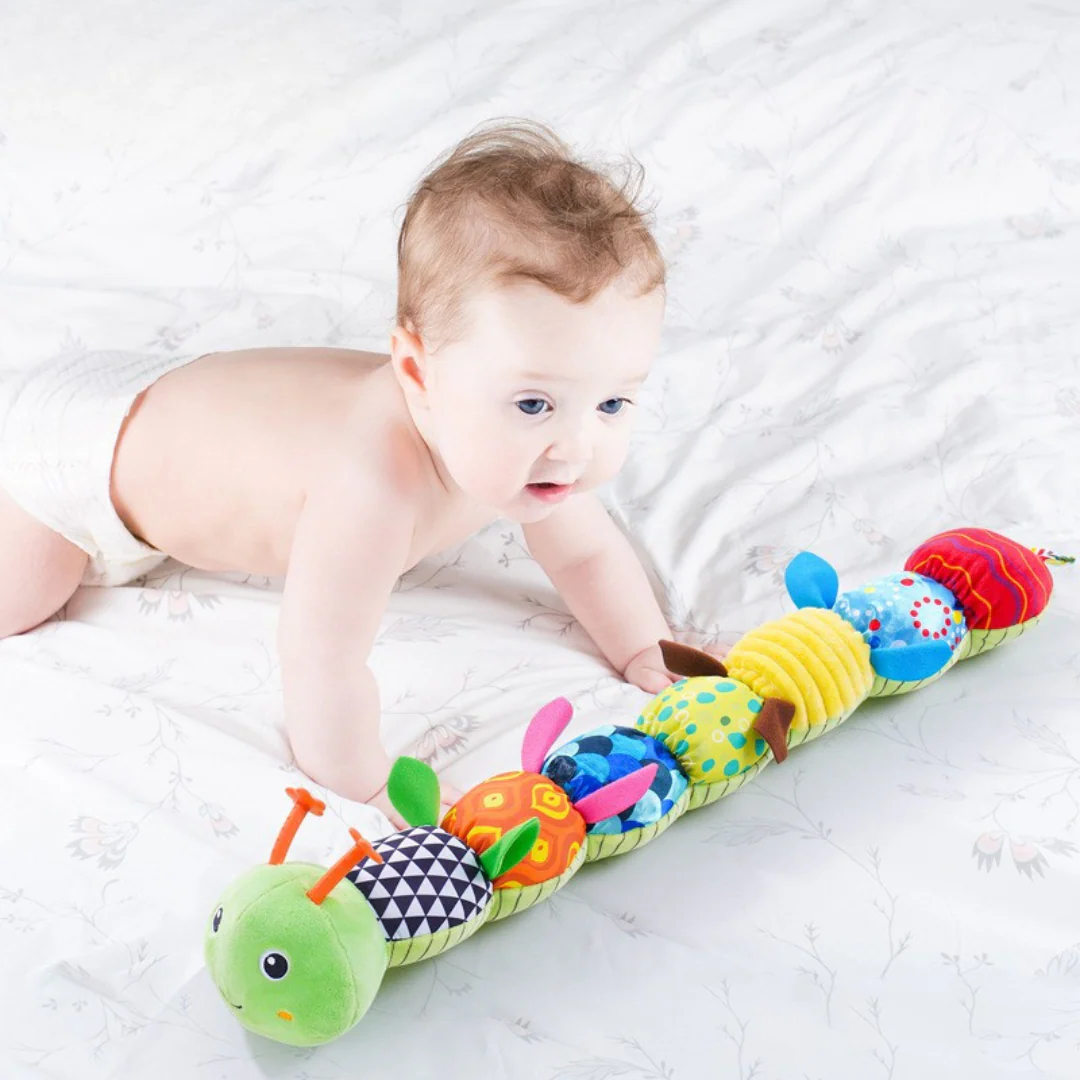 Sensory plush rattle and music caterpillar - Image 3