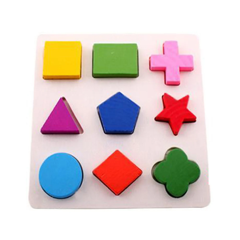 Simple Montessori Shapes and Colors Wooden Puzzle for Toddlers - Image 9
