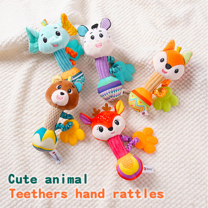 Soothing silicone plush toy for teething babies - Image 3