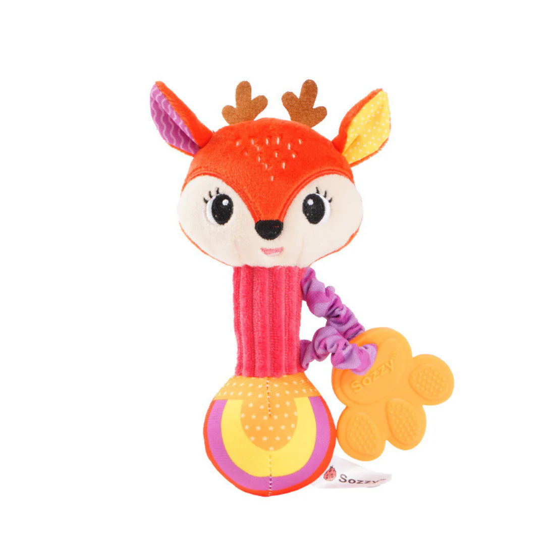 Soothing silicone plush toy for teething babies - Image 9