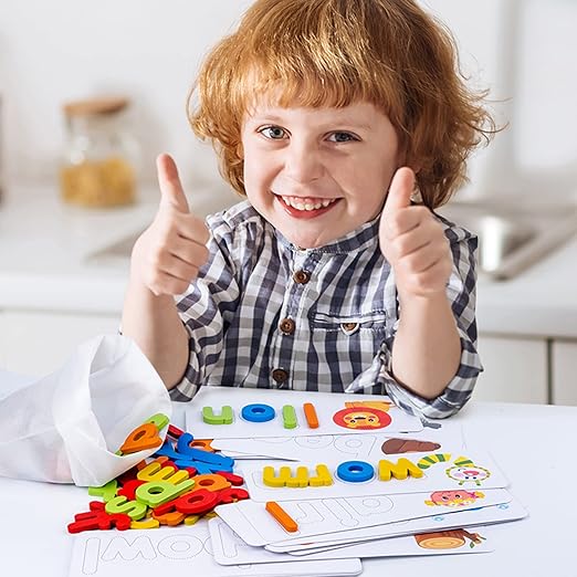 SpellMaster - Montessori Wooden Letter Game - Image 2